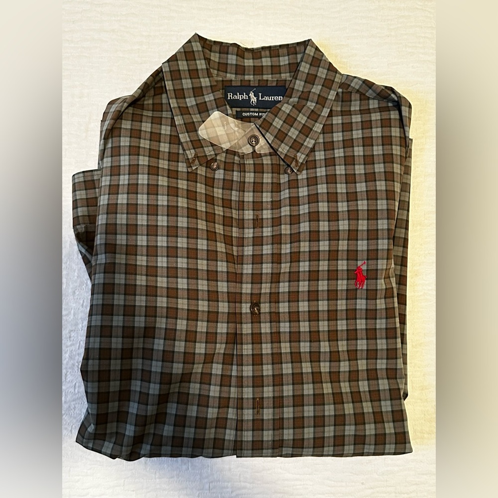 Mens M Ralph Lauren Long Sleeve Button Down